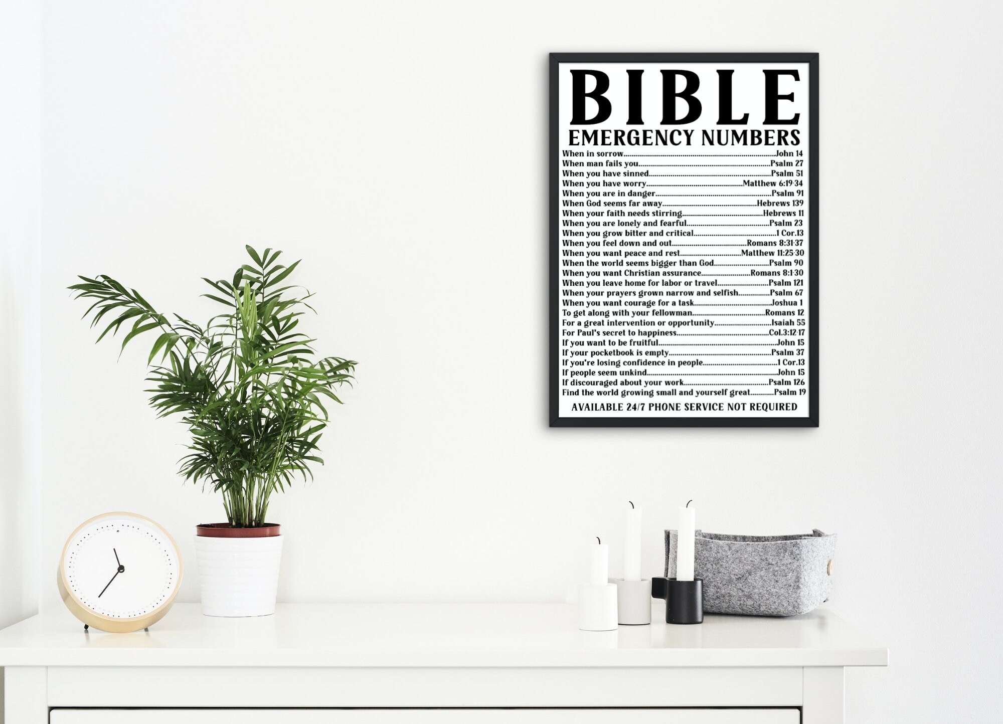 Bible Emergency Numbers PNG SVG JPEG Digital Design Scripture Printables Christian Digital Download Etsy