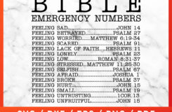 Bible Emergency Numbers SVG Bible Emergency Hotline Jesus Numbers Christian For Cricut Silhouette Cameo Cut Files Vinyl Clip Art Download Etsy