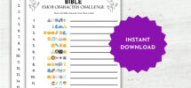 Bible Emoji Pictionary Game Church Activity digital Download Etsy