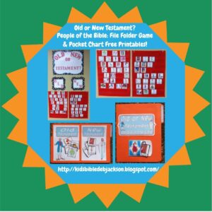 Bible Fun For Kids Bible People Pocket Chart And File Folder Game For Review