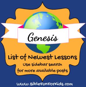 Bible Fun For Kids Genesis Lesson List With Links