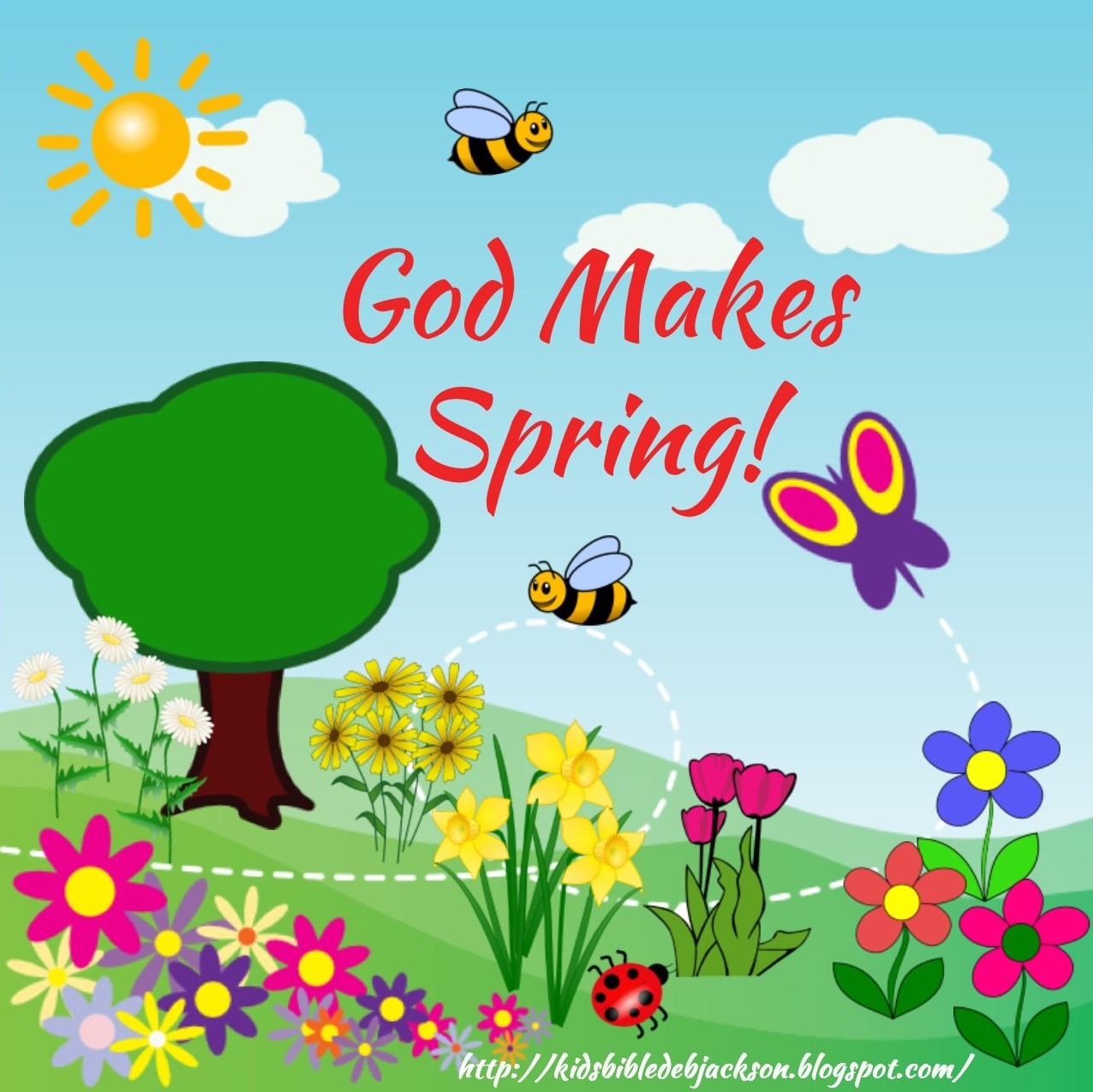 Bible Fun For Kids God Makes Spring