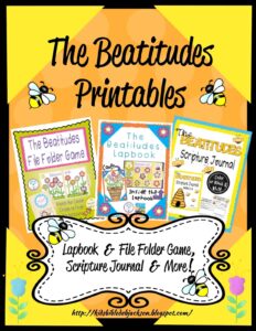 Bible Fun For Kids The Beatitudes More Printables