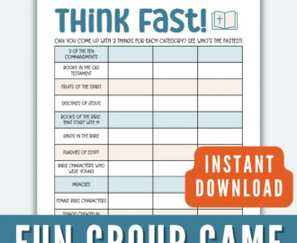Bible Games For Church Seniors Etsy