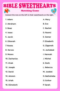 Bible Games For Ladies 10 Free PDF Printables Printablee