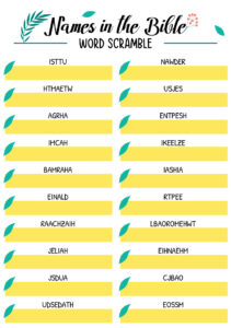 Bible Games For Ladies 10 Free PDF Printables Printablee