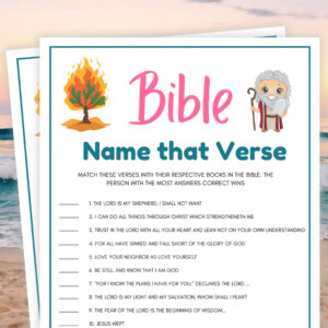 Bible Games Name That Verse Bible Games Printable Bible Games For Kids Bible Games For Adults Womens Ministry Games Family Bible Games Etsy