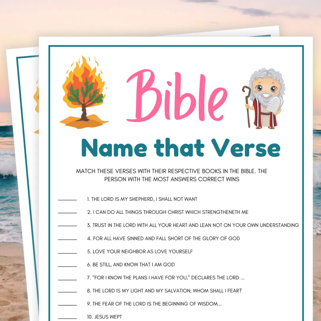 Bible Games Name That Verse Bible Games Printable Bible Games For Kids Bible Games For Adults Womens Ministry Games Family Bible Games Etsy