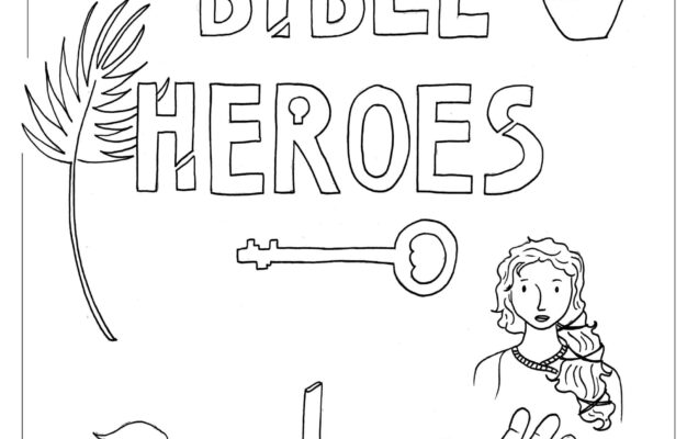 Bible Heroes Coloring Page Ministry To Children