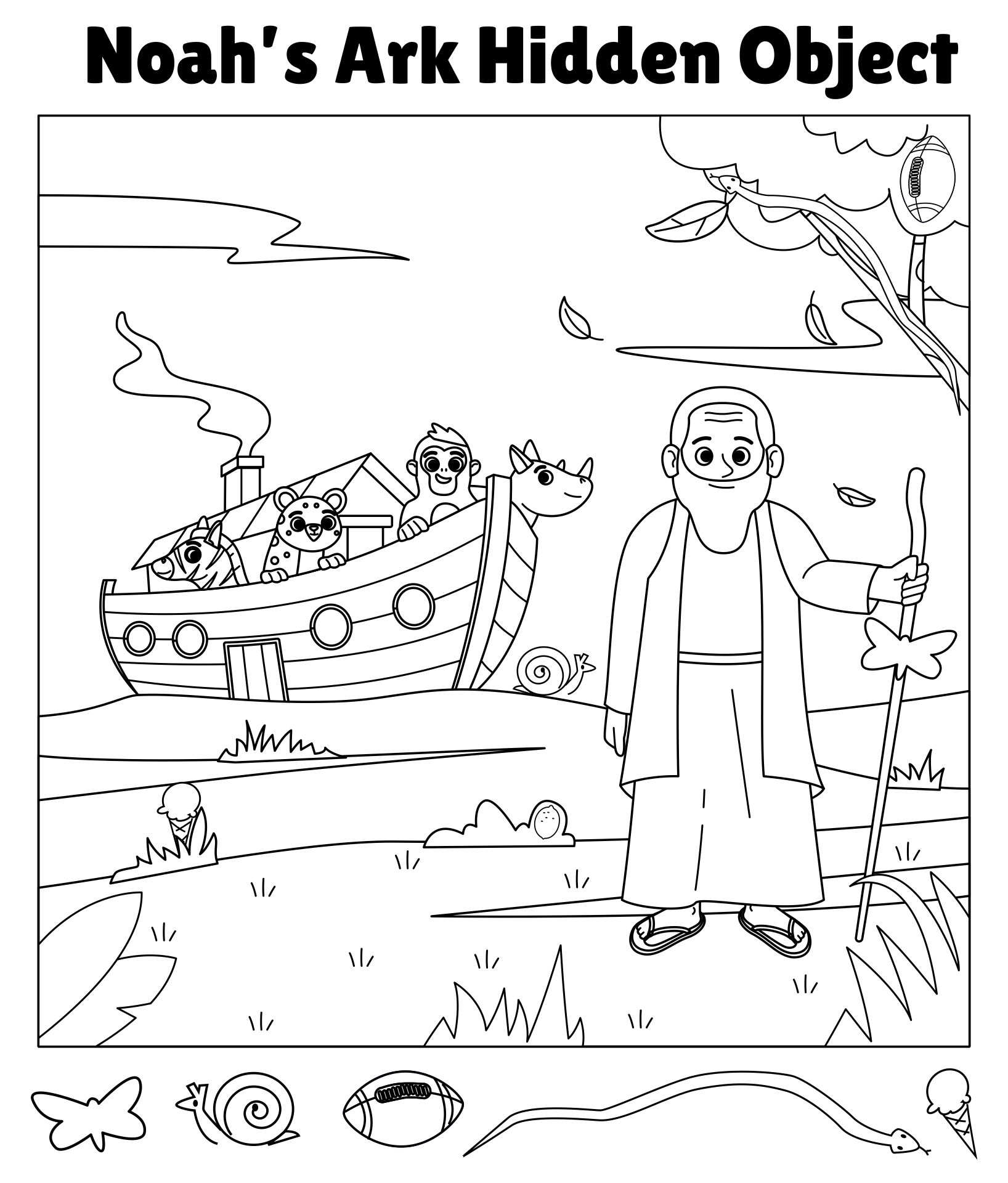 Free Bible Hidden Object Printables