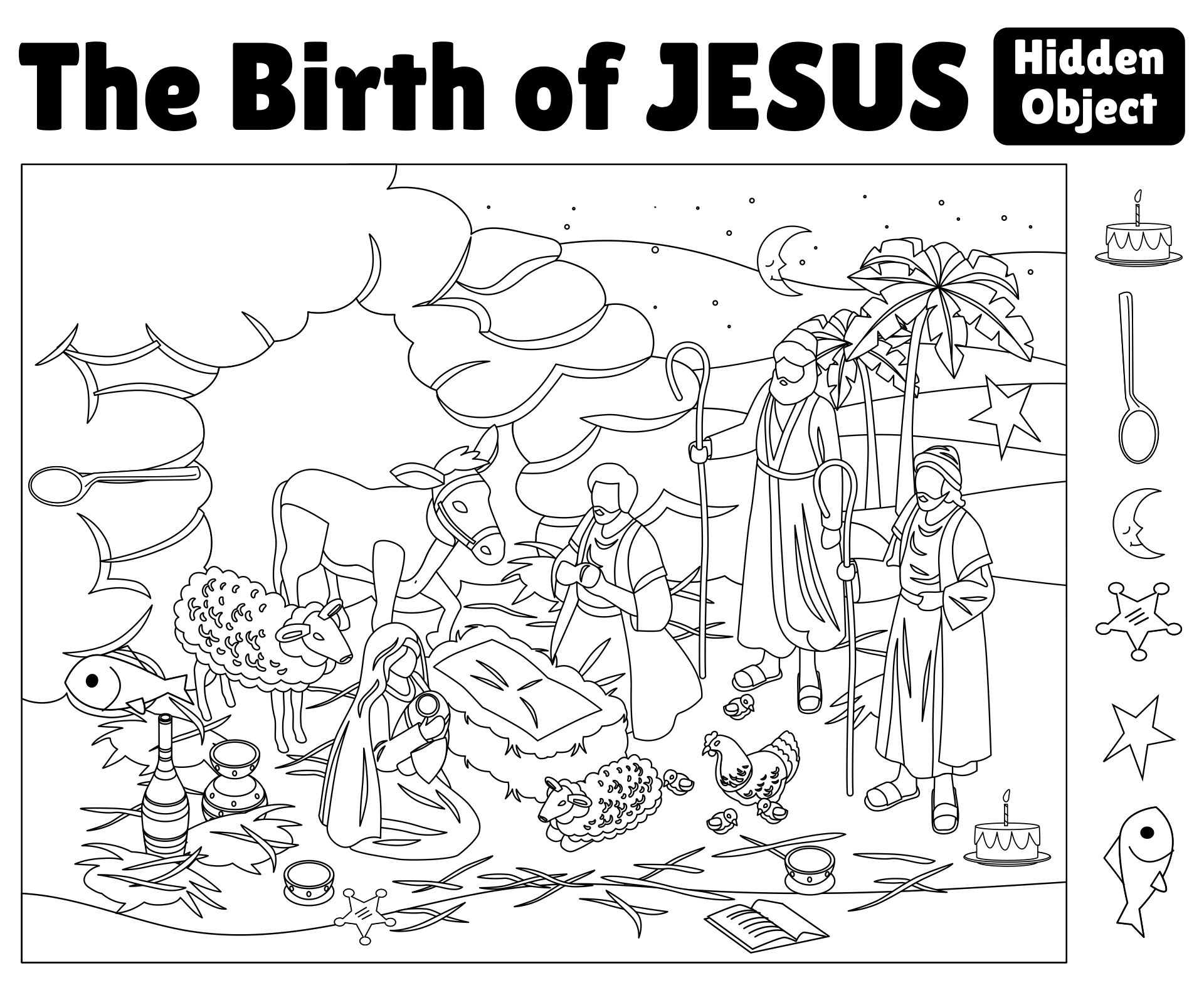 Bible Hidden Object 10 Free PDF Printables Printablee