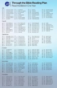 Bible In A Year Morningstar Christian Chapel