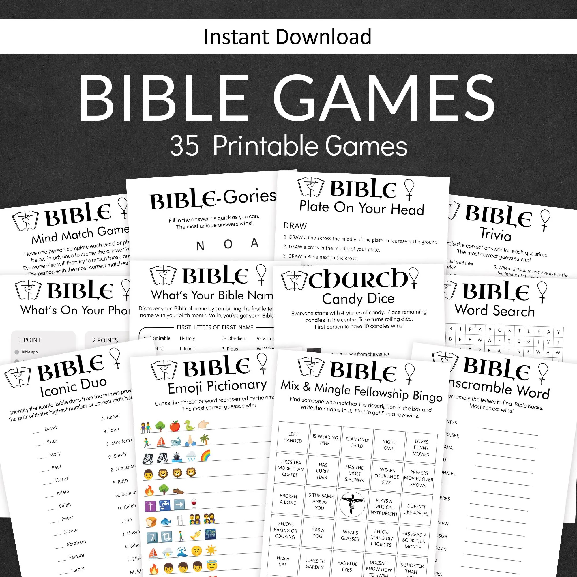Printable Bible Jeopardy Game Questions