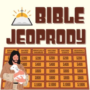 Bible Jeopardy Powerpoint Template Vol 1 Host Your Own Game Show Jeopardy Template Virtual Game Party Game Holiday Game Etsy