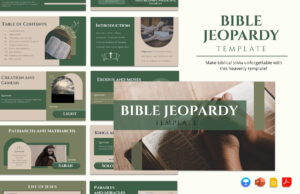 Bible Jeopardy Template In PDF PPT Google Slides Apple Keynote Download Template