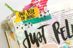 Bible Journaling Layered Tabs Tutorial tabcrush Illustrated Faith