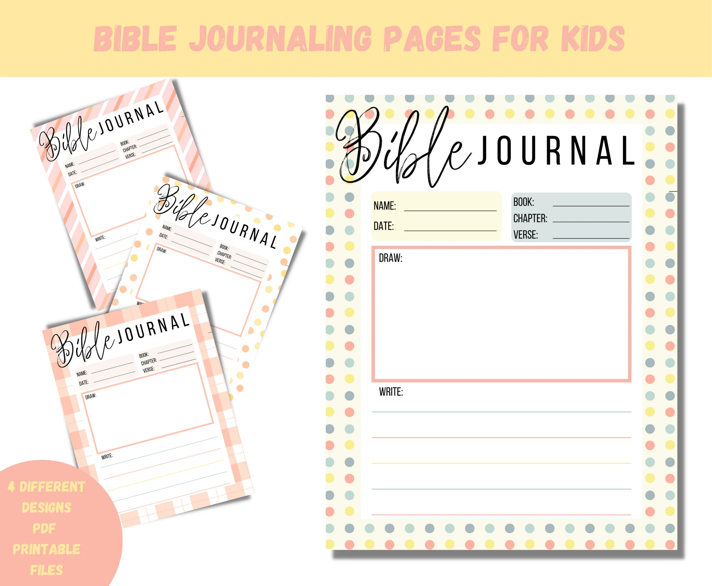 bible journaling pages for kids printable bible journal page