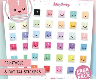 Bible Journaling Stickers Free Printable Digital Stickers World Of Printables