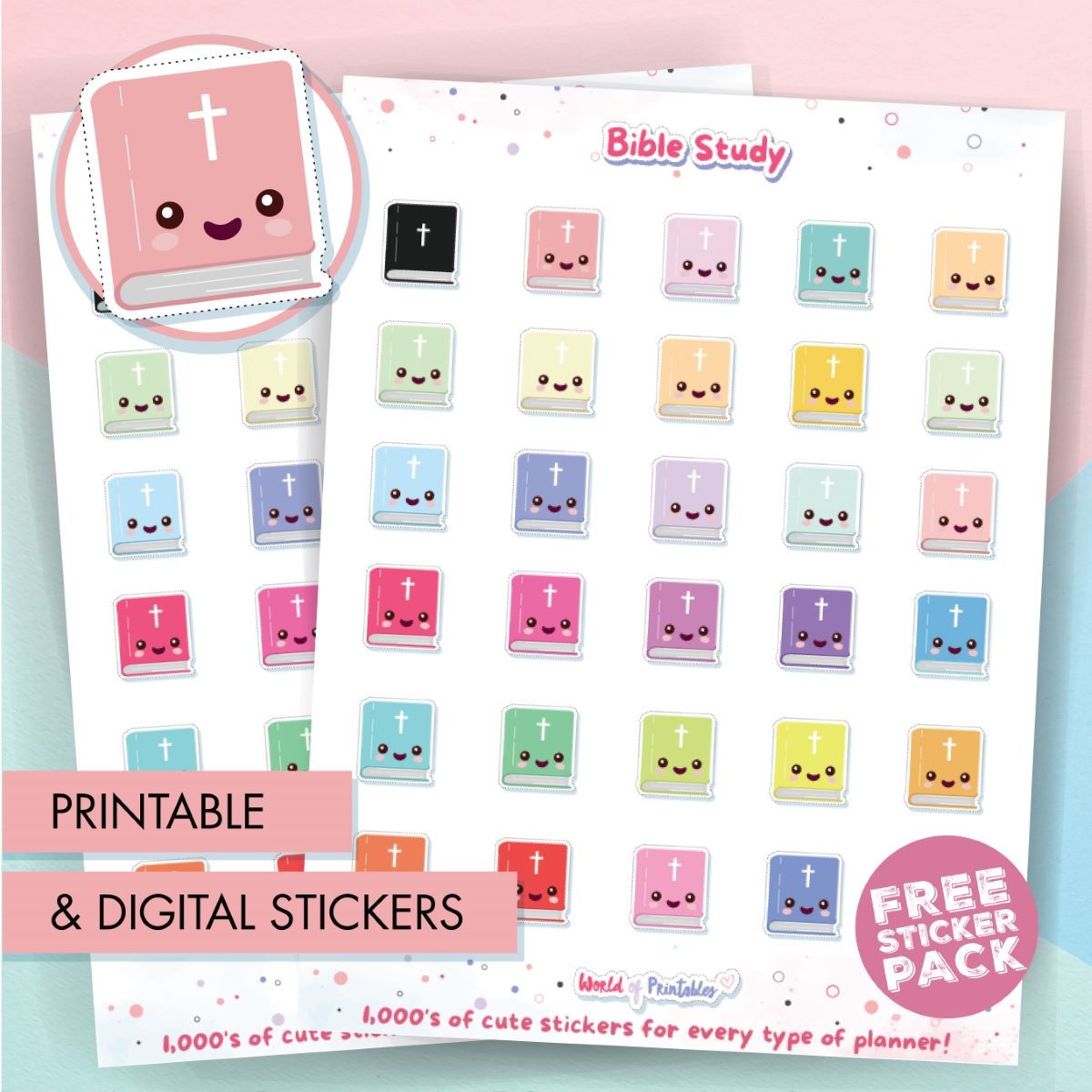 Bible Journaling Stickers Free Printable Digital Stickers World Of Printables