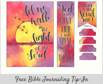 Bible Journaling Tip ins Plus A Free Printable Scribbling Grace
