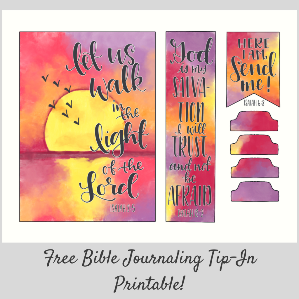 Bible Journaling Tip ins Plus A Free Printable Scribbling Grace