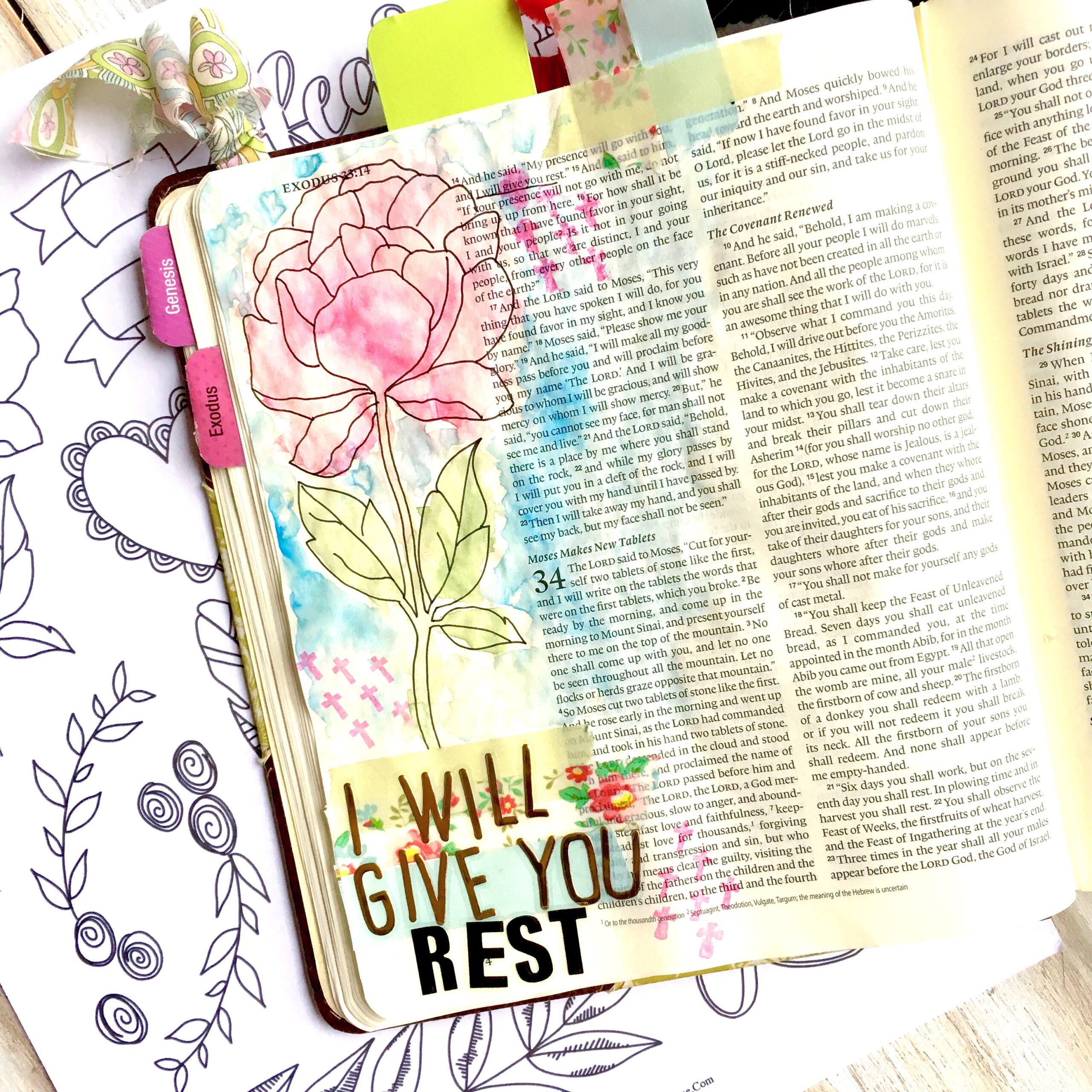 Bible Journaling When You Are Not Artistic Plus A Free Printable Scribbling Grace