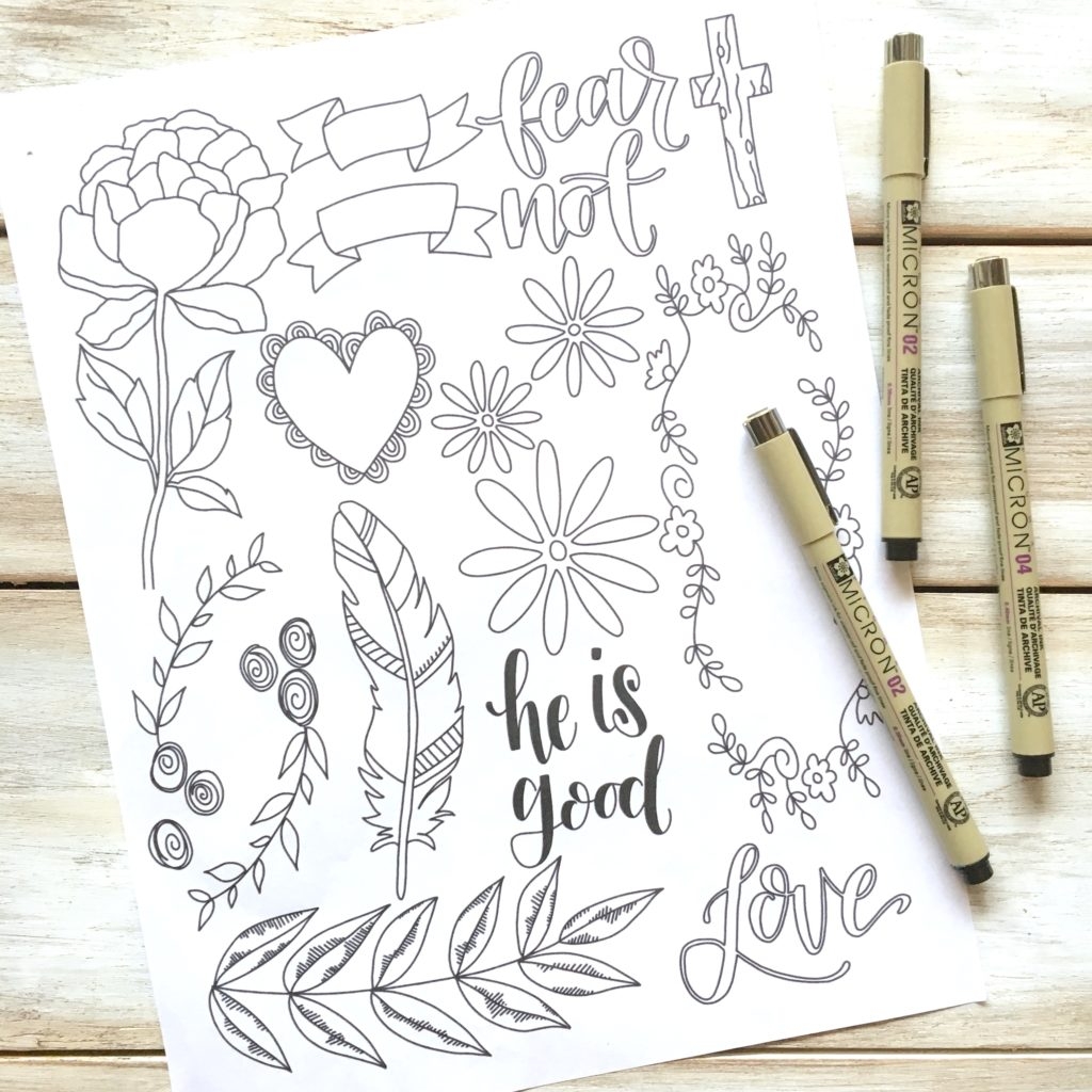 bible journaling when you are not artistic plus a free printable scribbling grace
