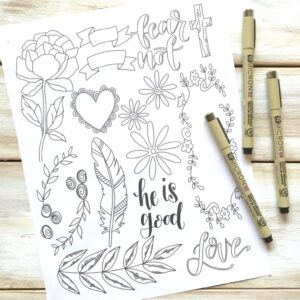 Bible Journaling When You Are Not Artistic Plus A Free Printable Scribbling Grace
