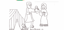 Bible Key Point Coloring Page Abraham Sarah Free Children s Videos Activities