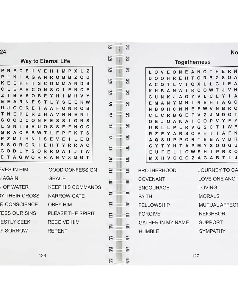 Large Print Bible Word Search Printable