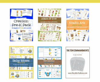 Bible Lessons For Kids Mary Martha Mama