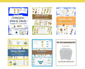 Bible Lessons For Kids Mary Martha Mama