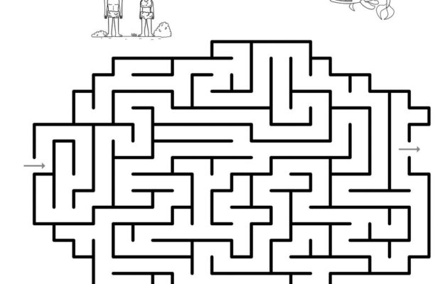 Bible Maze Beeloo Printable Crafts And Activities For Kids