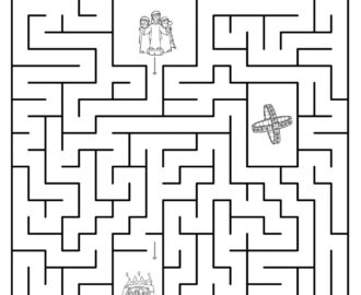 Bible Maze Beeloo Printable Crafts And Activities For Kids