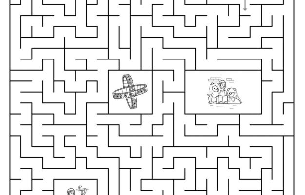 Bible Maze Beeloo Printable Crafts And Activities For Kids