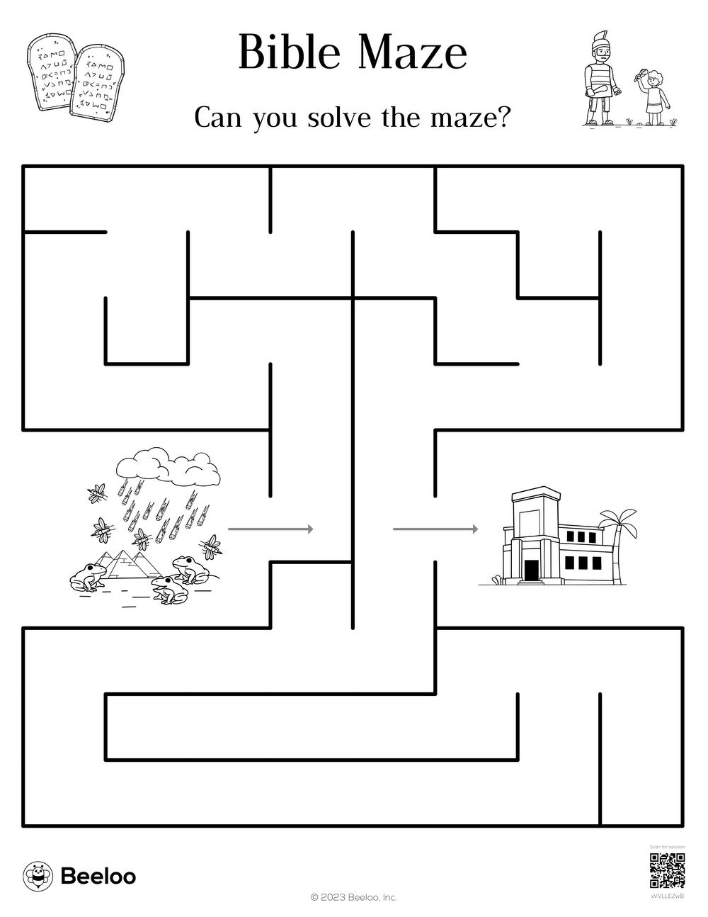 Printable Bible Activity