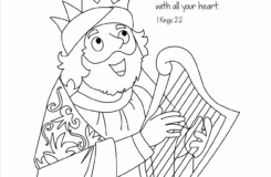 Bible Memory Verse Coloring Page King David Free Children s Videos Activities