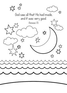 Bible Memory Verse Coloring Sheet Creation Free Children s Videos U0026 Activities