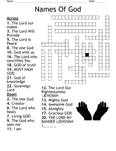 Bible Names And Meanings Worksheet WordMint
