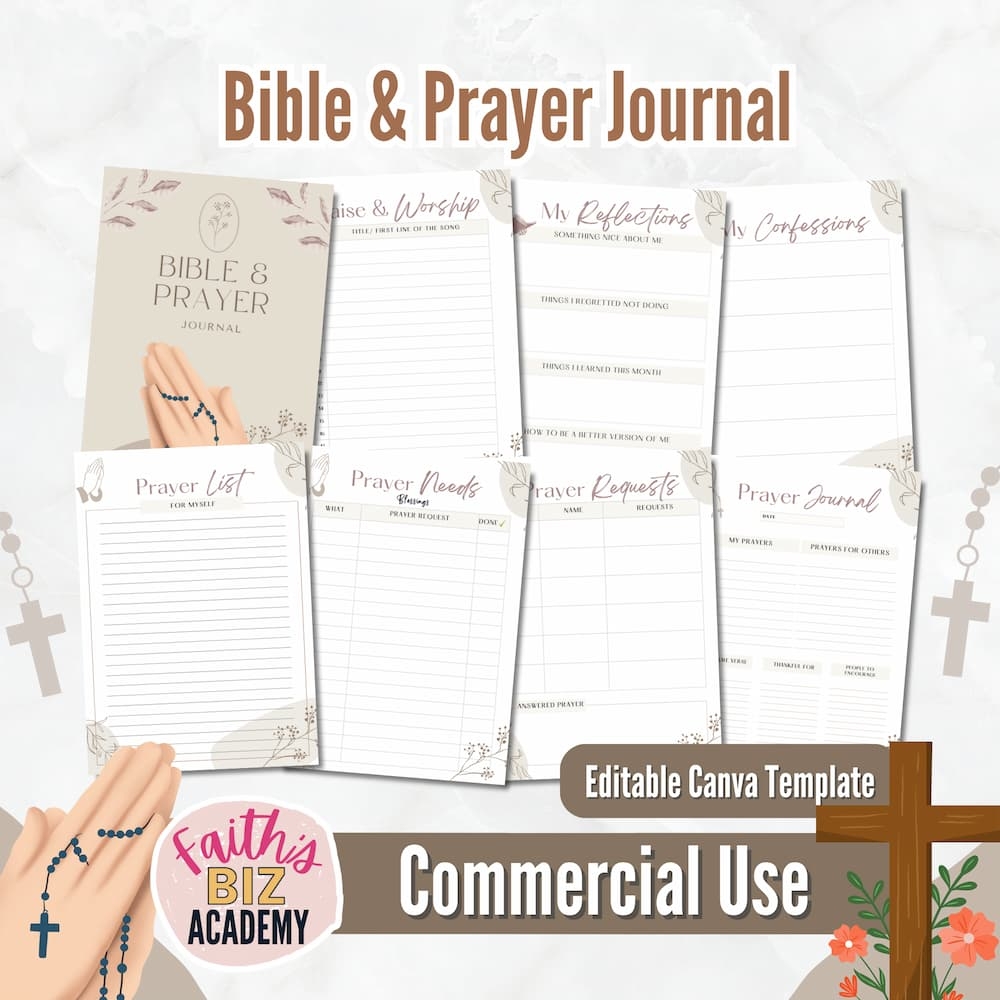 Bible Study and Prayer Request Printables
