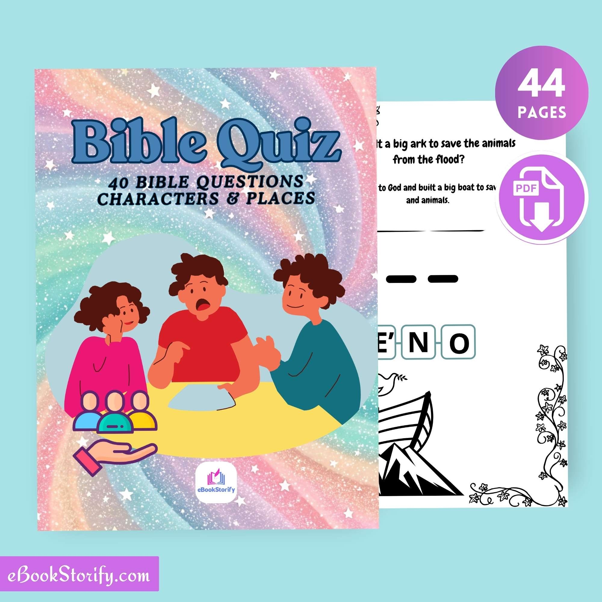 Bible Quiz Game 40 Fun Group Questions With Scrambled Answers
