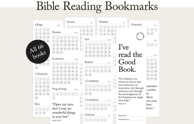 Bible Reading Bookmark 66 Books Bible Reading Tracker Bible Reading Log Fbible Study Plan Christian Planner Printable Etsy