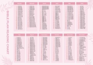 Bible Reading Charts 10 Free PDF Printables Printablee