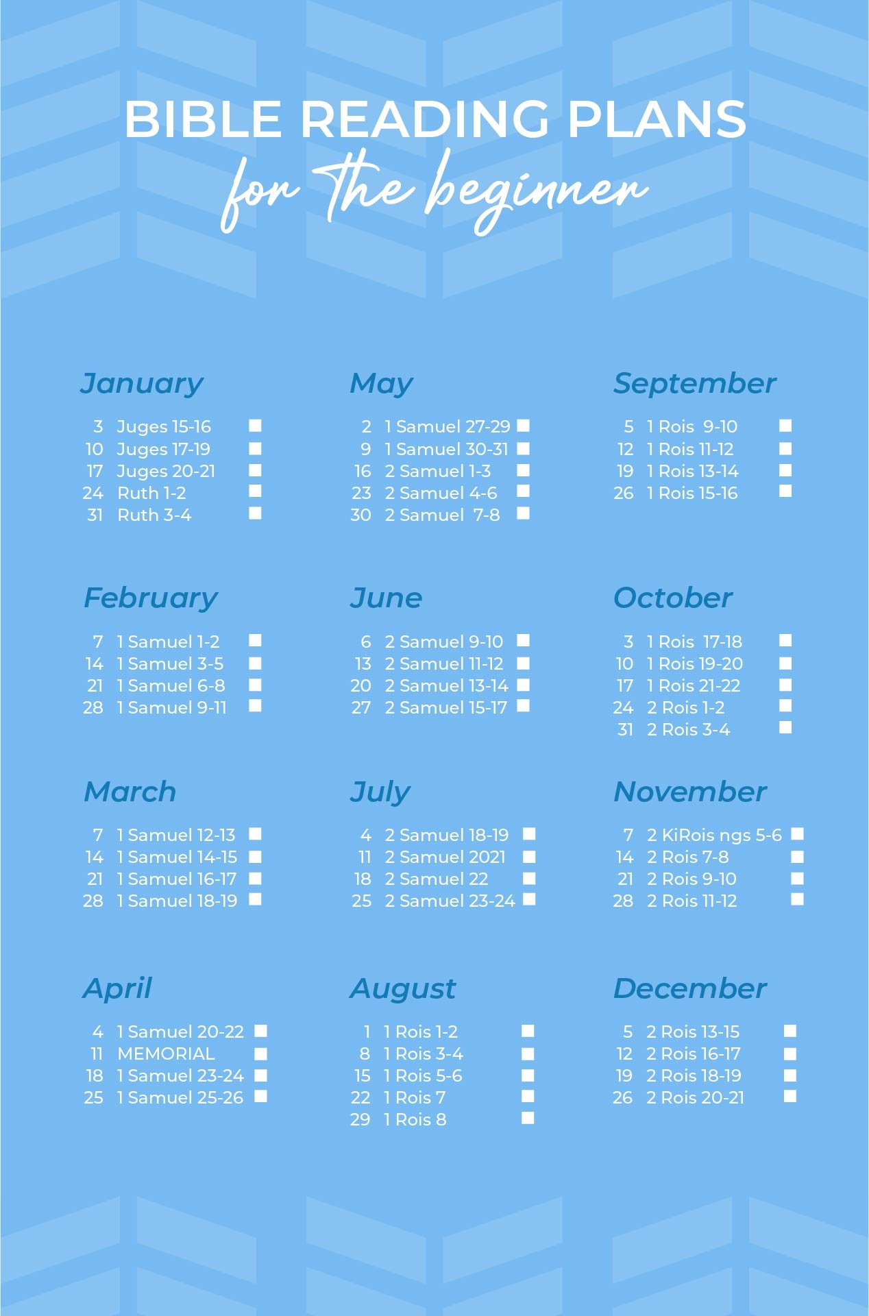 3 Year Bible Reading Plan Printable