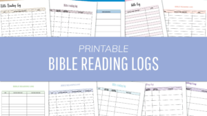 Bible Reading Log Templates 16 FREE PDF Downloads