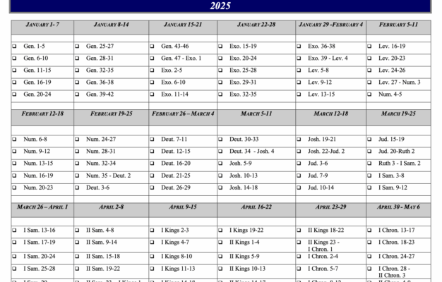 Bible Reading Made Easy 2025 The Truth Church