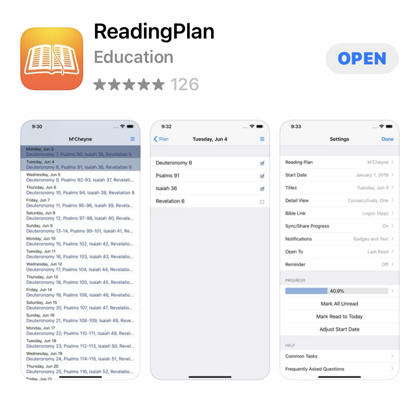 ESV Bible Reading Plans Printable