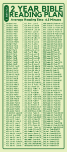 Bible Reading Plan