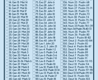 bible reading plan