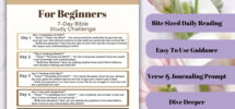 Bible Reading Plans By Theme Daily Verse U0026 Journaling Prompt Beginner friendly Bible Study Sheets Bible Digital Print Bible Planner Etsy